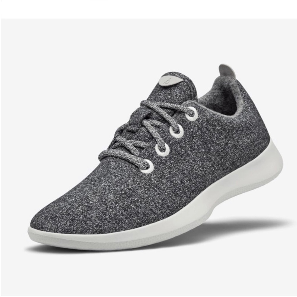 Allbirds Wool Runners Natural Grey w/Light Grey Sole Size 7